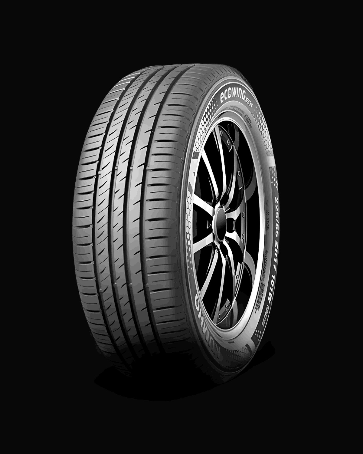Kumho ES31 XL Pneumatico Estivo - 205/50R17 93W, Etichetta B/C, 70dB